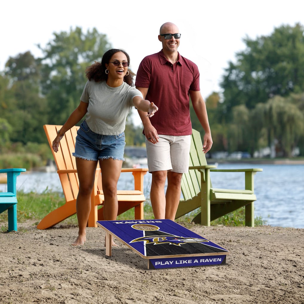 Baltimore Ravens 2' x 3' Cornhole Game with Bags