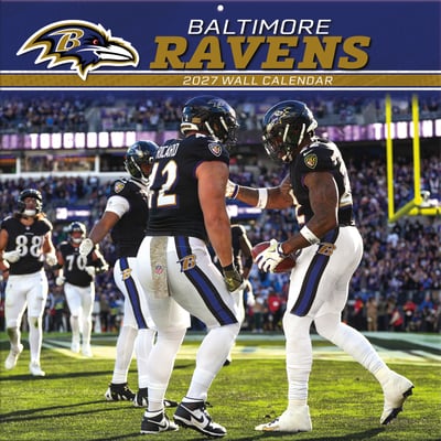 Baltimore Ravens 2027 12” x 12” Team Wall Calendar