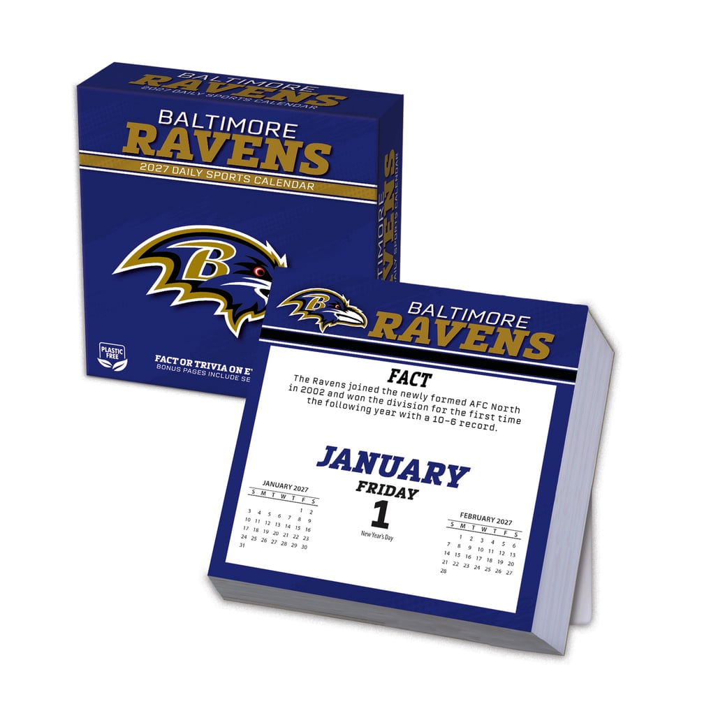 Baltimore Ravens 2027 Box Calendar