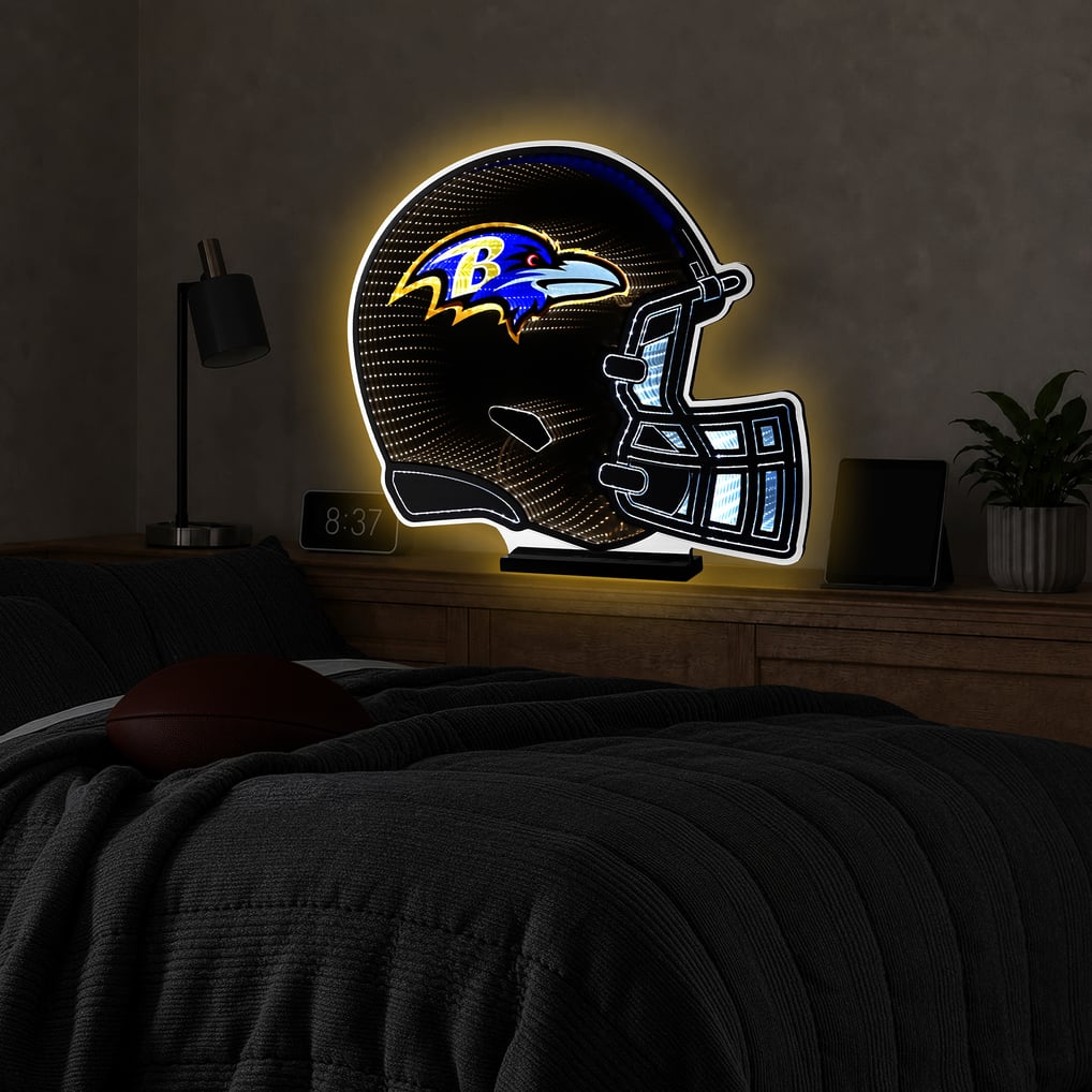 Baltimore Ravens 24" Helmet LED Infinity Light