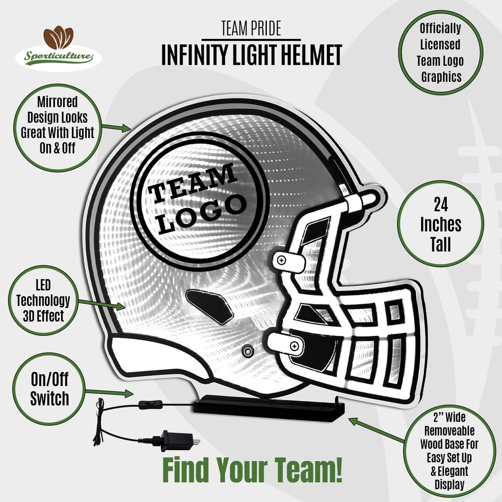 Baltimore Ravens 24" Helmet LED Infinity Light