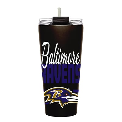Baltimore Ravens 32oz. Heritage Big Slim Tumbler