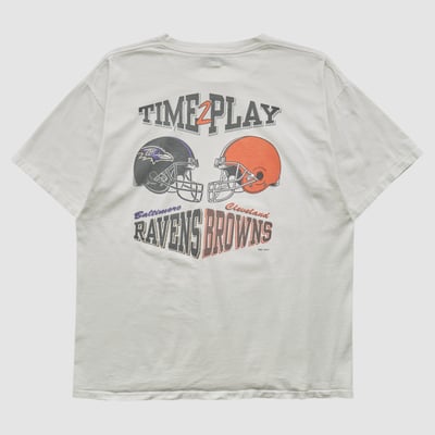 Baltimore Ravens All Sport Events 90s T-shirt - White - XL by Fanatics Real Vintage