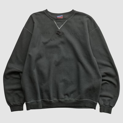 Baltimore Ravens Champion 2000s Pullover Sweatshirt - Charcoal - M by Fanatics Real Vintage