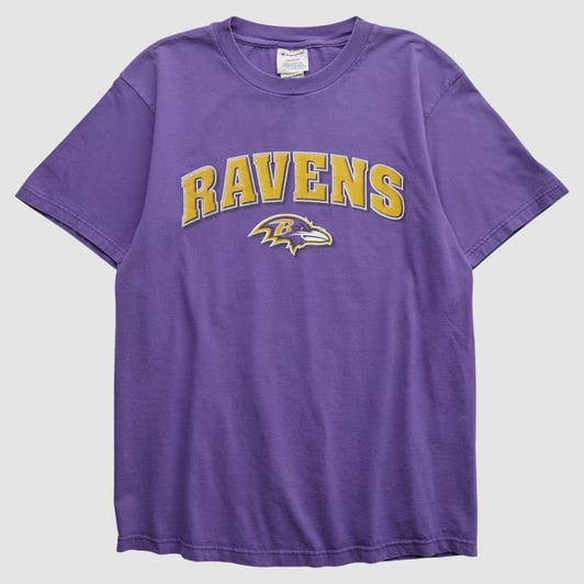 Baltimore Ravens Champion 2000s T-shirt - Purple - XS by Fanatics Real Vintage