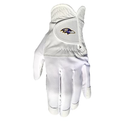 Baltimore Ravens Cool Mesh Cabretta Leather Golf Glove