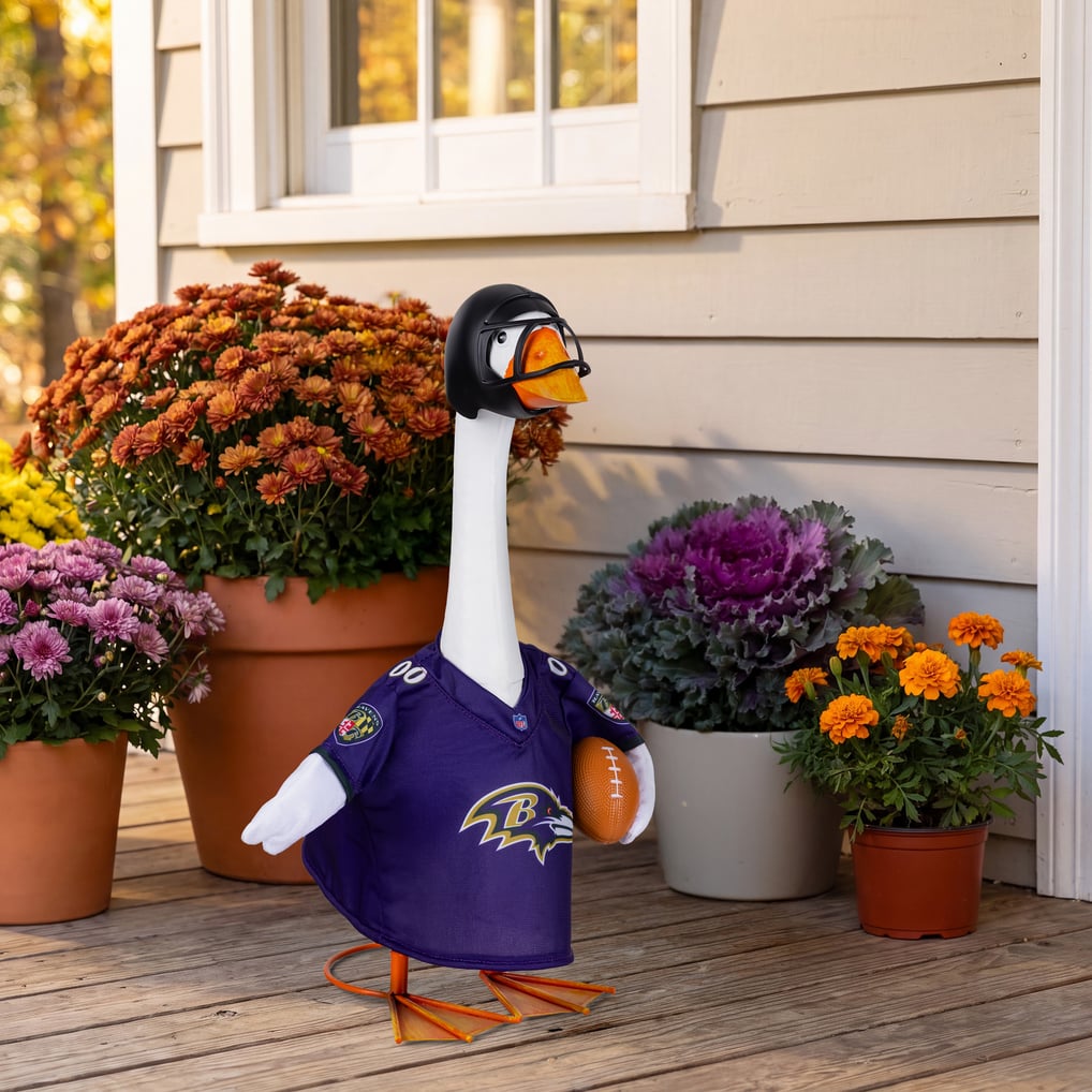 Baltimore Ravens Game Day Porch Goose Uniform Outfit Set
