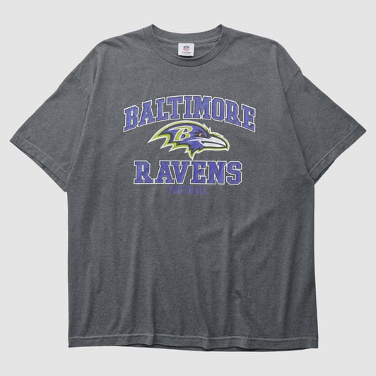 Baltimore Ravens NFL 2010s T-shirt - Charcoal - 2XL by Fanatics Real Vintage