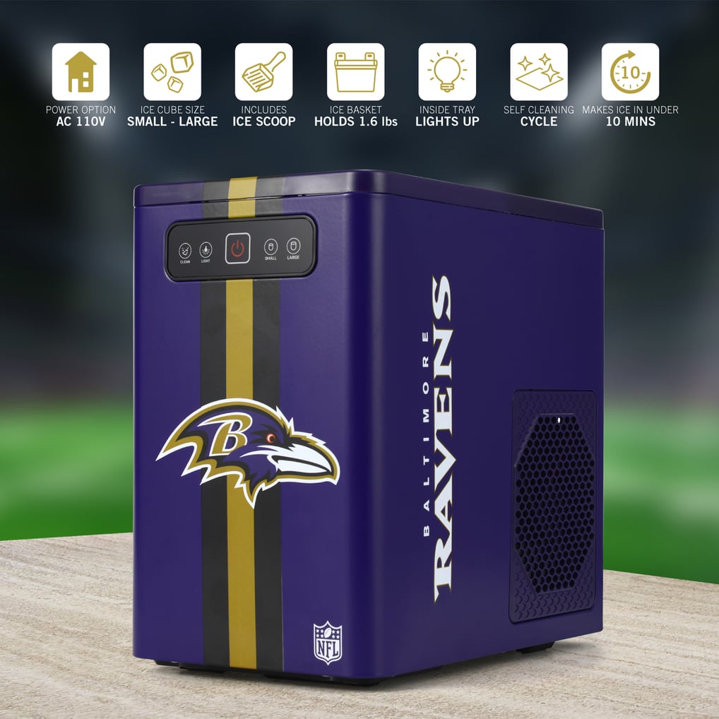Baltimore Ravens Portable Ice Maker Machine