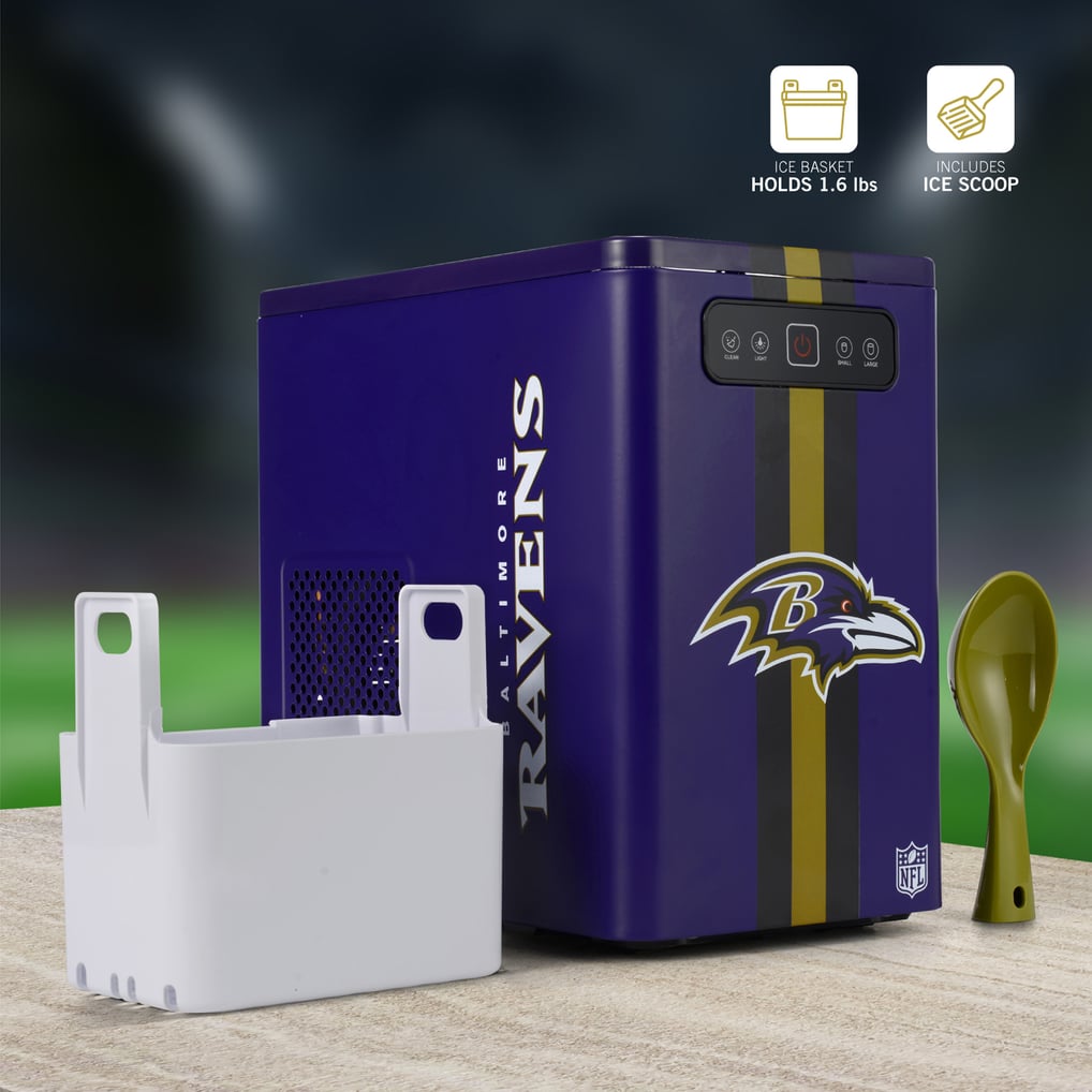 Baltimore Ravens Portable Ice Maker Machine