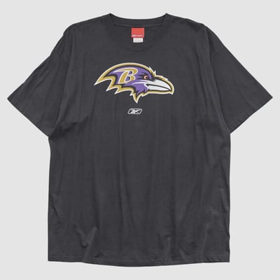 Baltimore Ravens Reebok 2000s T-shirt - Black - 2XL by Fanatics Real Vintage