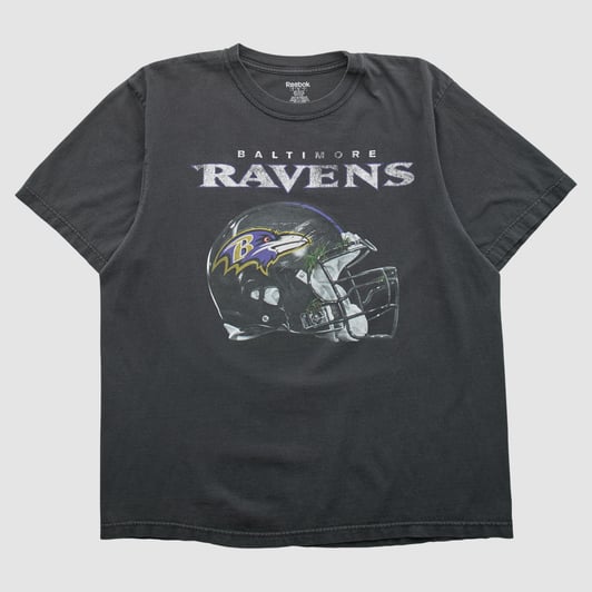 Baltimore Ravens Reebok 2000s T-shirt - Black - M by Fanatics Real Vintage