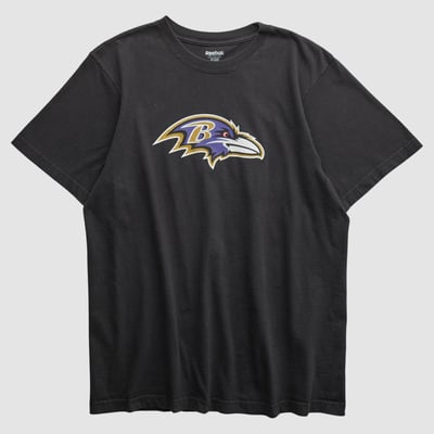 Baltimore Ravens Reebok 2000s T-shirt - Black - M by Fanatics Real Vintage