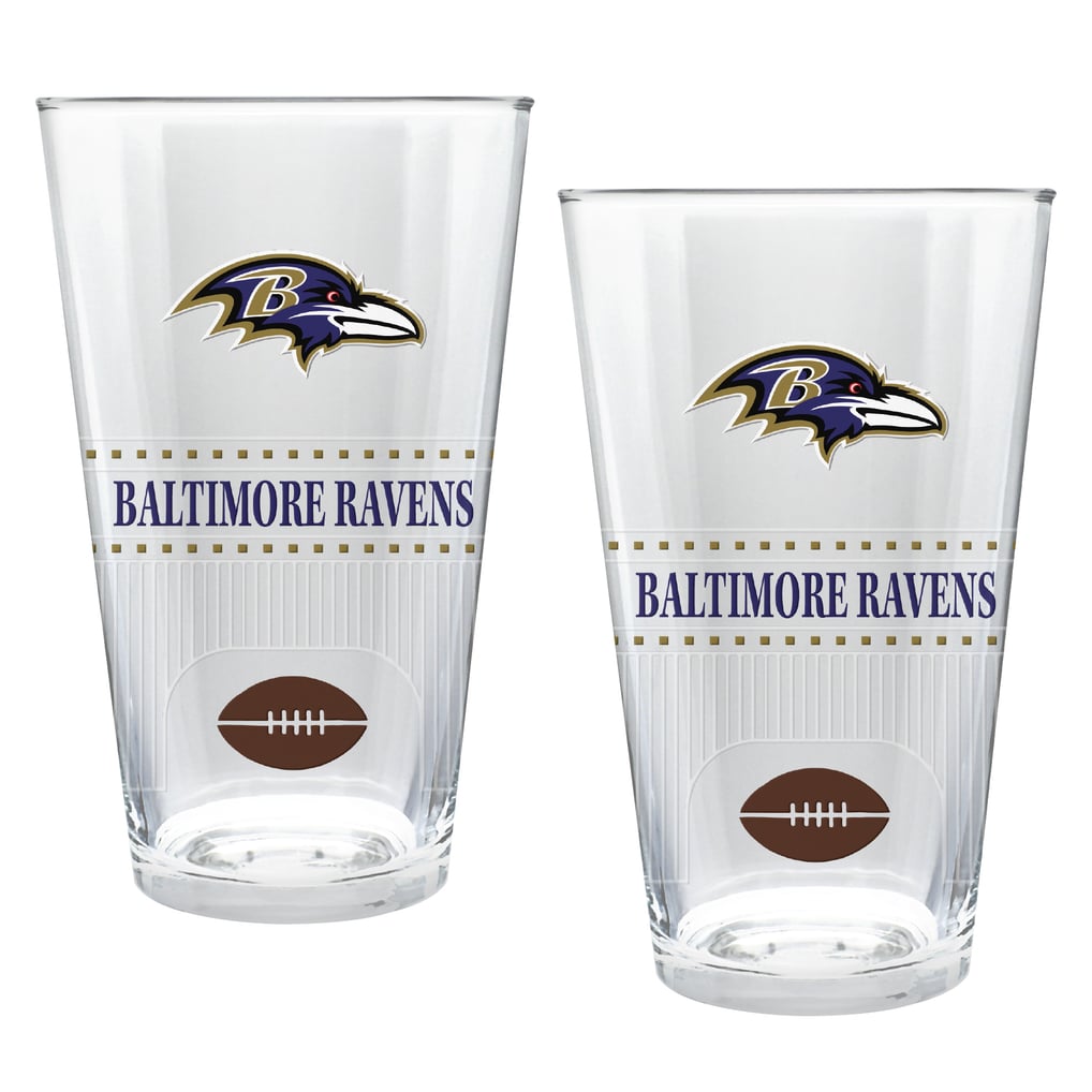 Baltimore Ravens Two-Piece 16oz. Stadium Pint Glass Set
