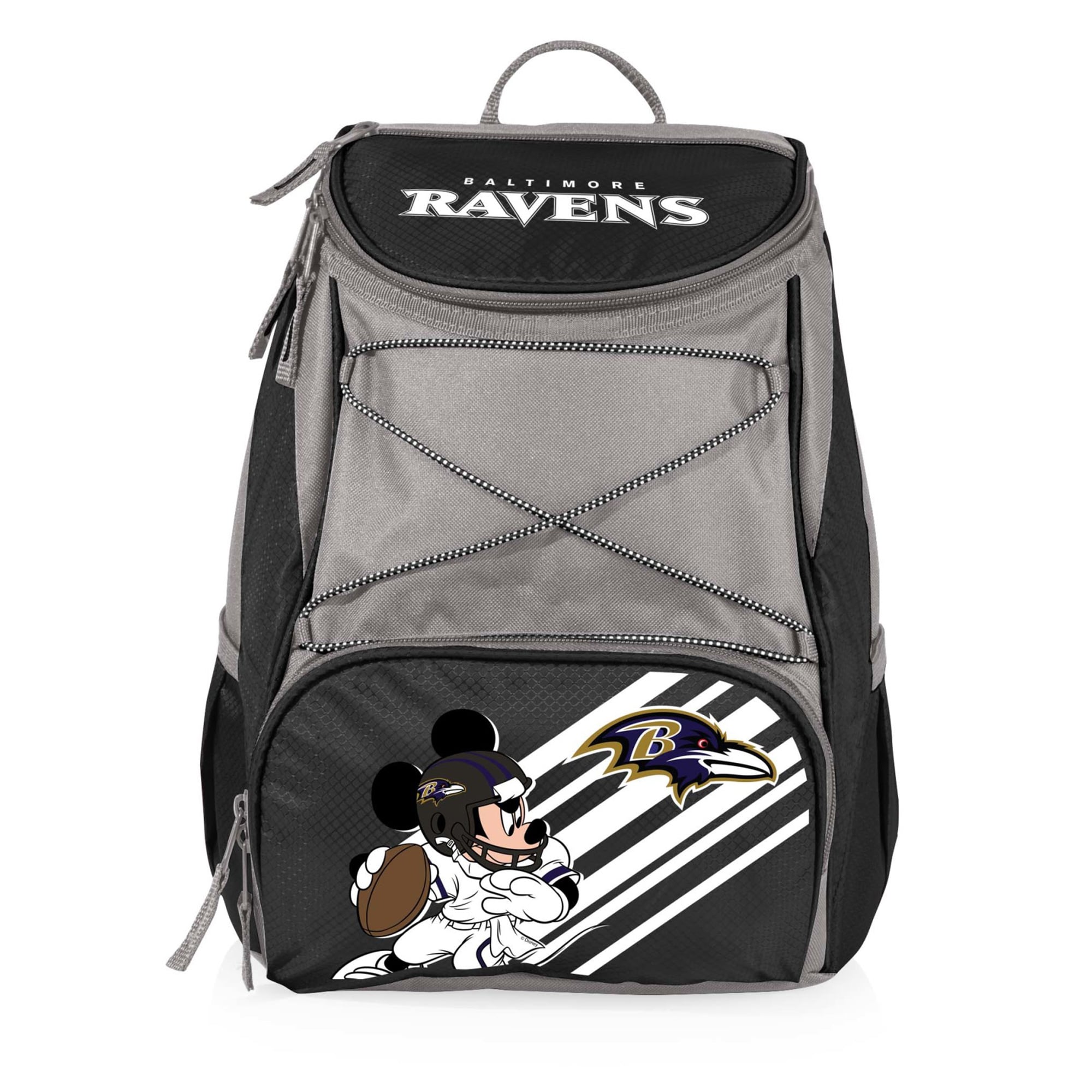 Black Baltimore Ravens NFL Disney Backpack Cooler