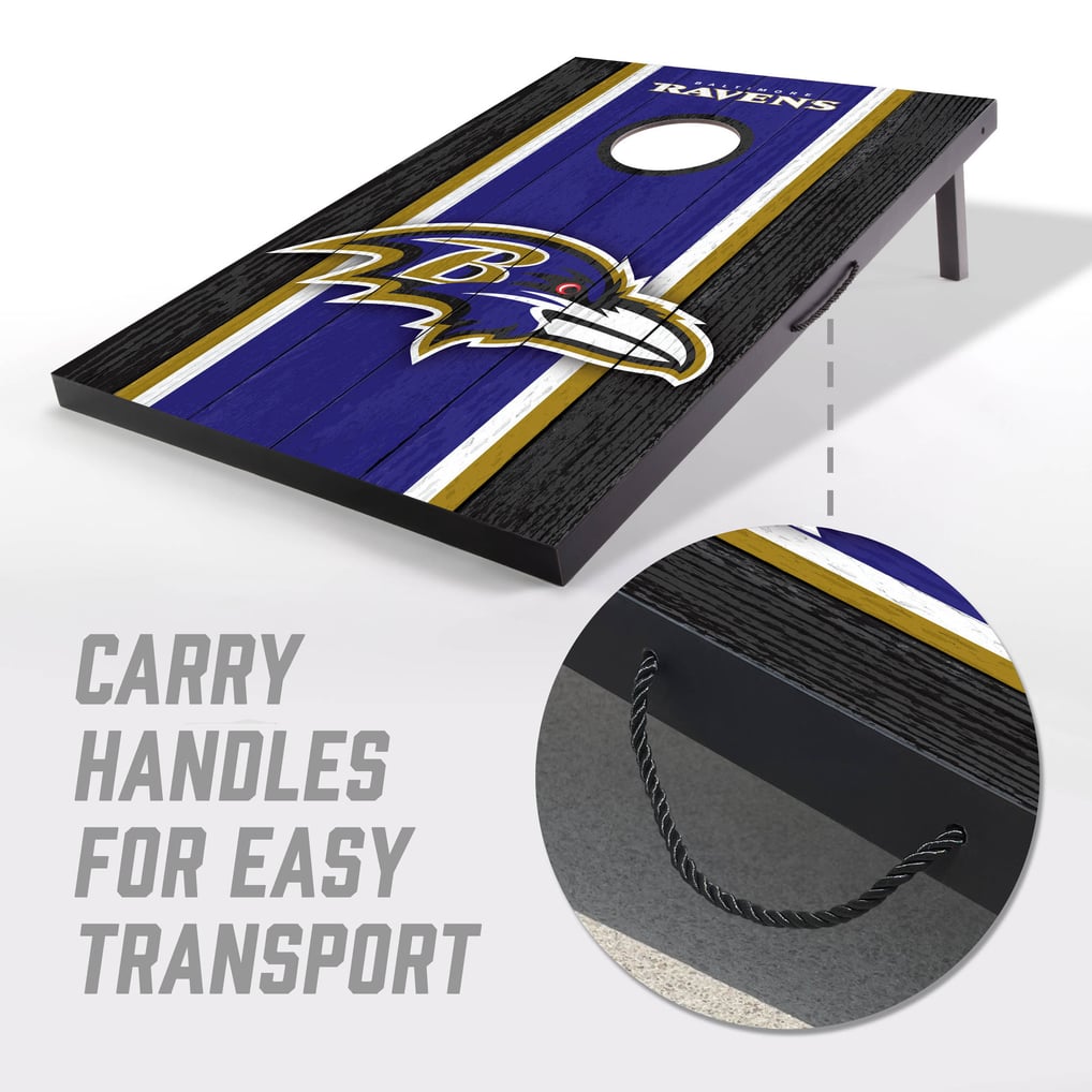 Baltimore Ravens Fanpoint 2' x 3' Cornhole Game with Bags