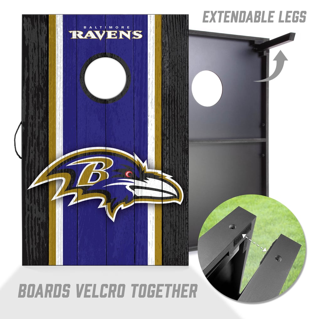 Baltimore Ravens Fanpoint 2' x 3' Cornhole Game with Bags