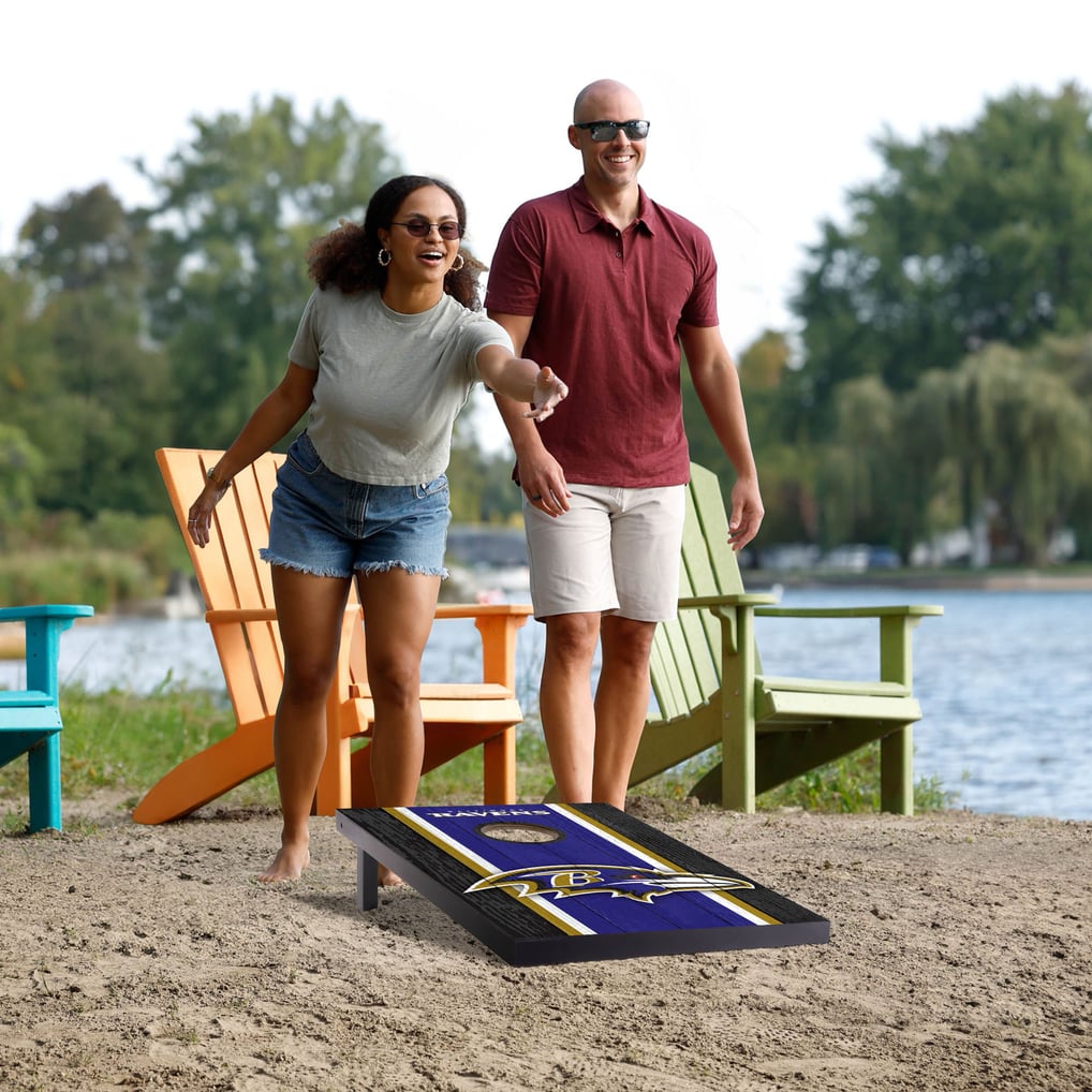 Baltimore Ravens Fanpoint 2' x 3' Cornhole Game with Bags