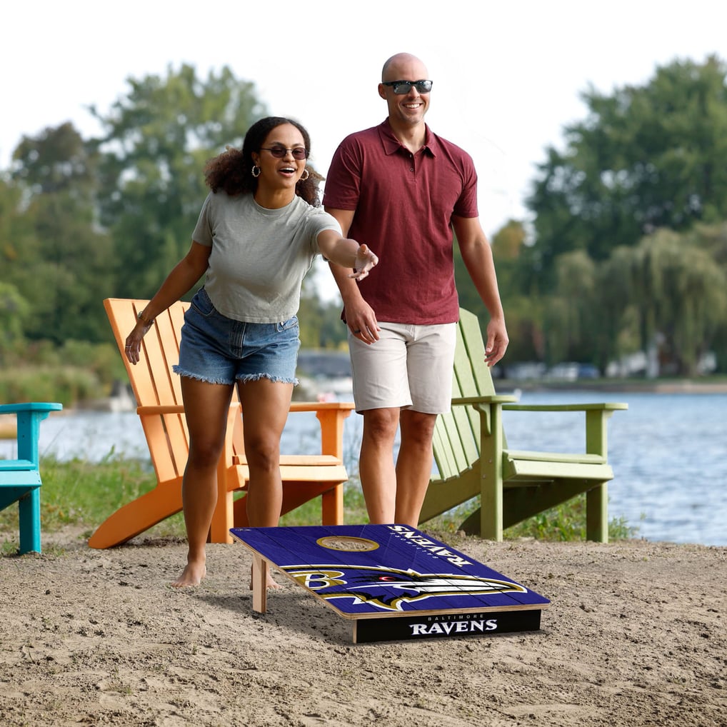 Baltimore Ravens Fanpoint 2' x 3' Cornhole Game with Bags