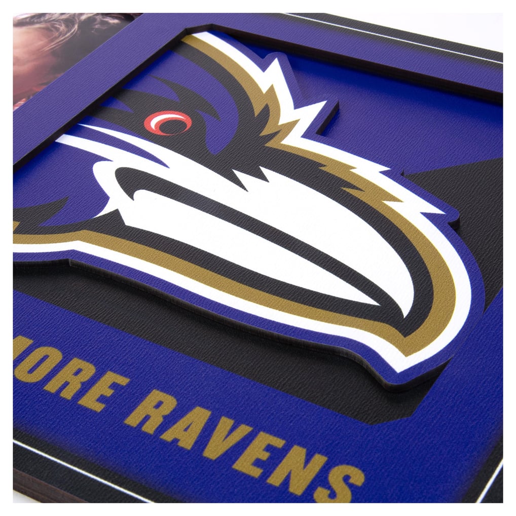 Baltimore Ravens Fanpoint 3D Logo Series Picture Frame