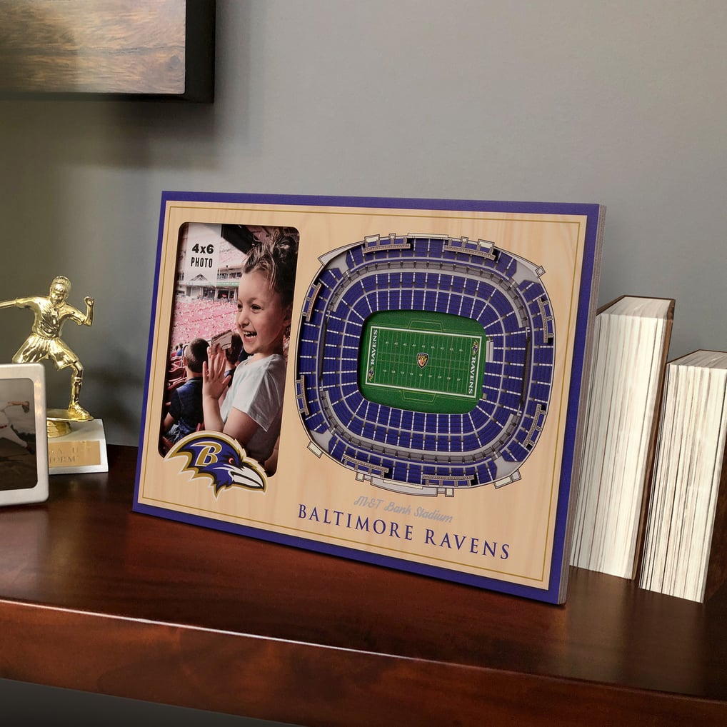 Baltimore Ravens Fanpoint 3D StadiumView Picture Frame