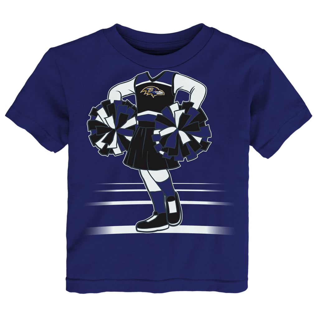 Baltimore Ravens Outerstuff Girls Toddler Game Fit T-Shirt - Purple