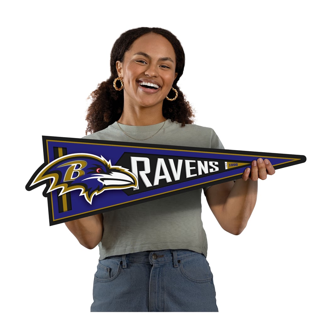 Baltimore Ravens IDNA 23" 3D Pennant Wall Art