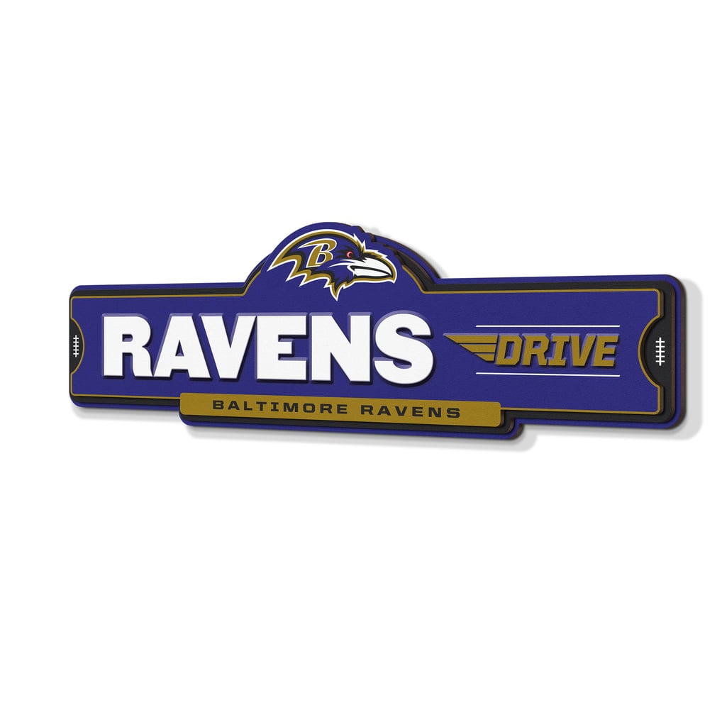 Baltimore Ravens IDNA 3D Street Sign
