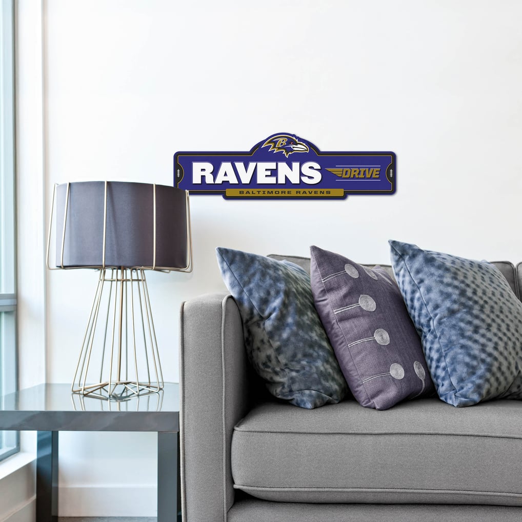 Baltimore Ravens IDNA 3D Street Sign