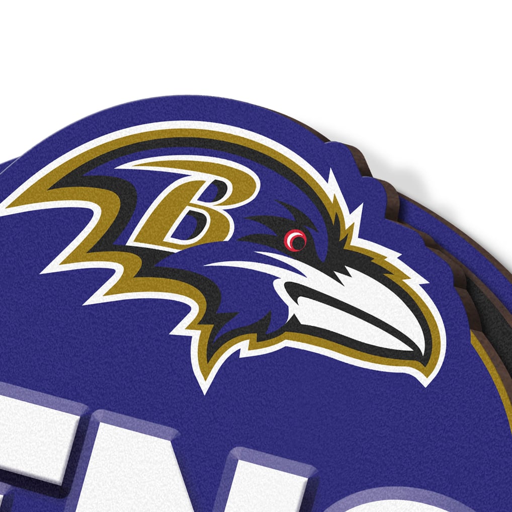 Baltimore Ravens IDNA 3D Street Sign