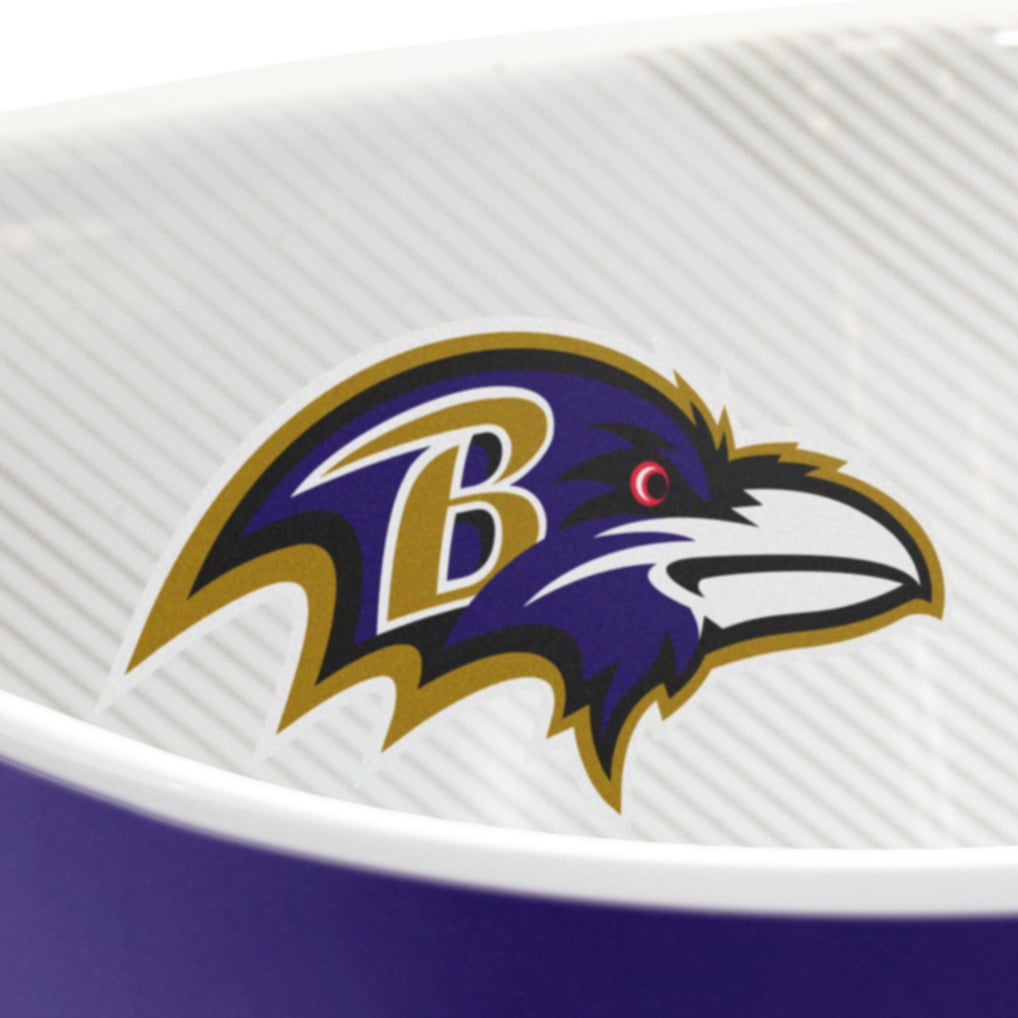 Baltimore Ravens IDNA Large Party Bowl
