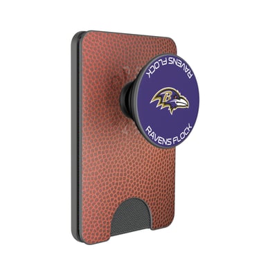 Baltimore Ravens Keyscaper Football PopSockets Magnetic Wallet