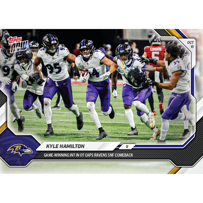 Kyle Hamilton - 2026-27 NFL Topps NOW® - Card 57