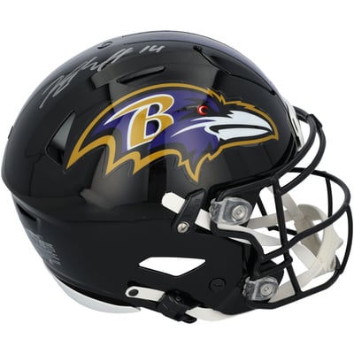 Kyle Hamilton Baltimore Ravens Autographed Fanatics Authentic Riddell Speed Flex Authentic Helmet  