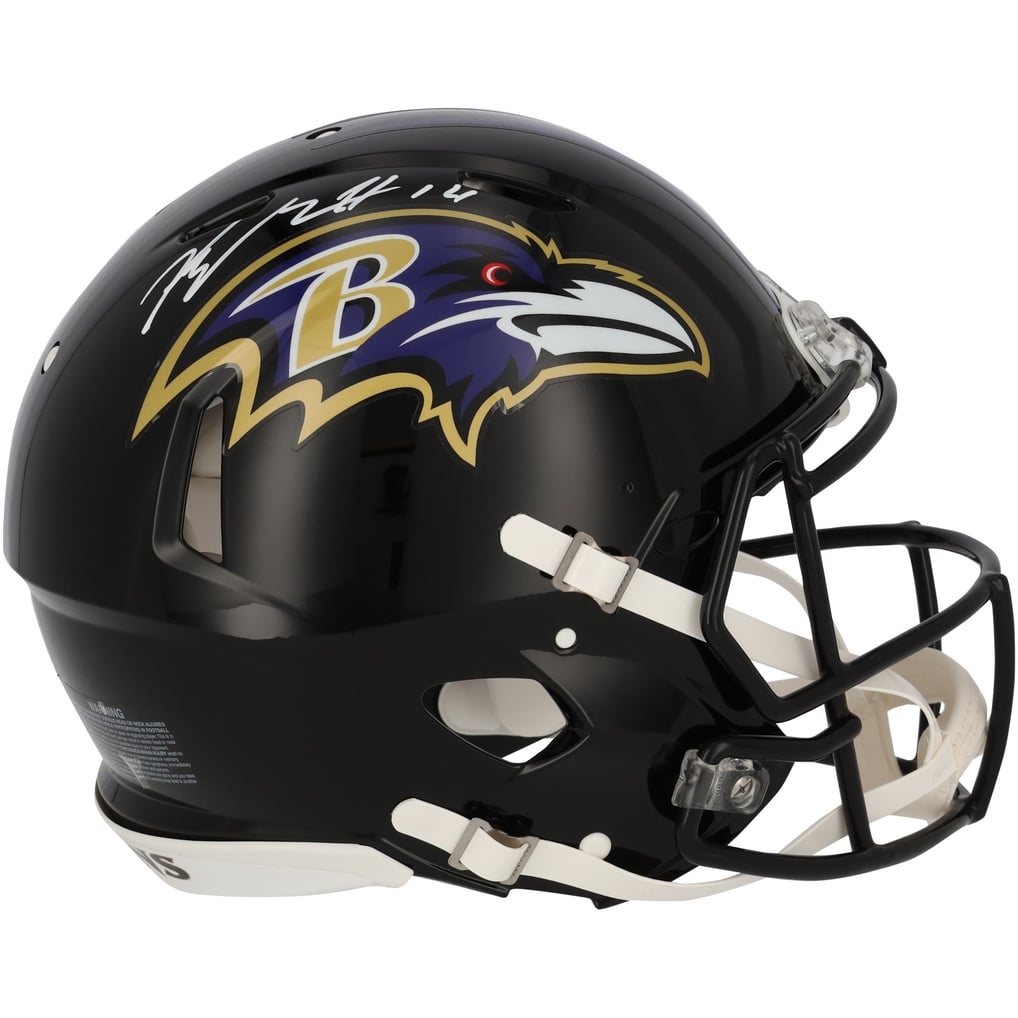 Kyle Hamilton Baltimore Ravens Autographed Fanatics Authentic Speed Authentic Helmet