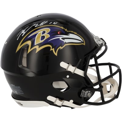 Kyle Hamilton Baltimore Ravens Autographed Fanatics Authentic Speed Authentic Helmet