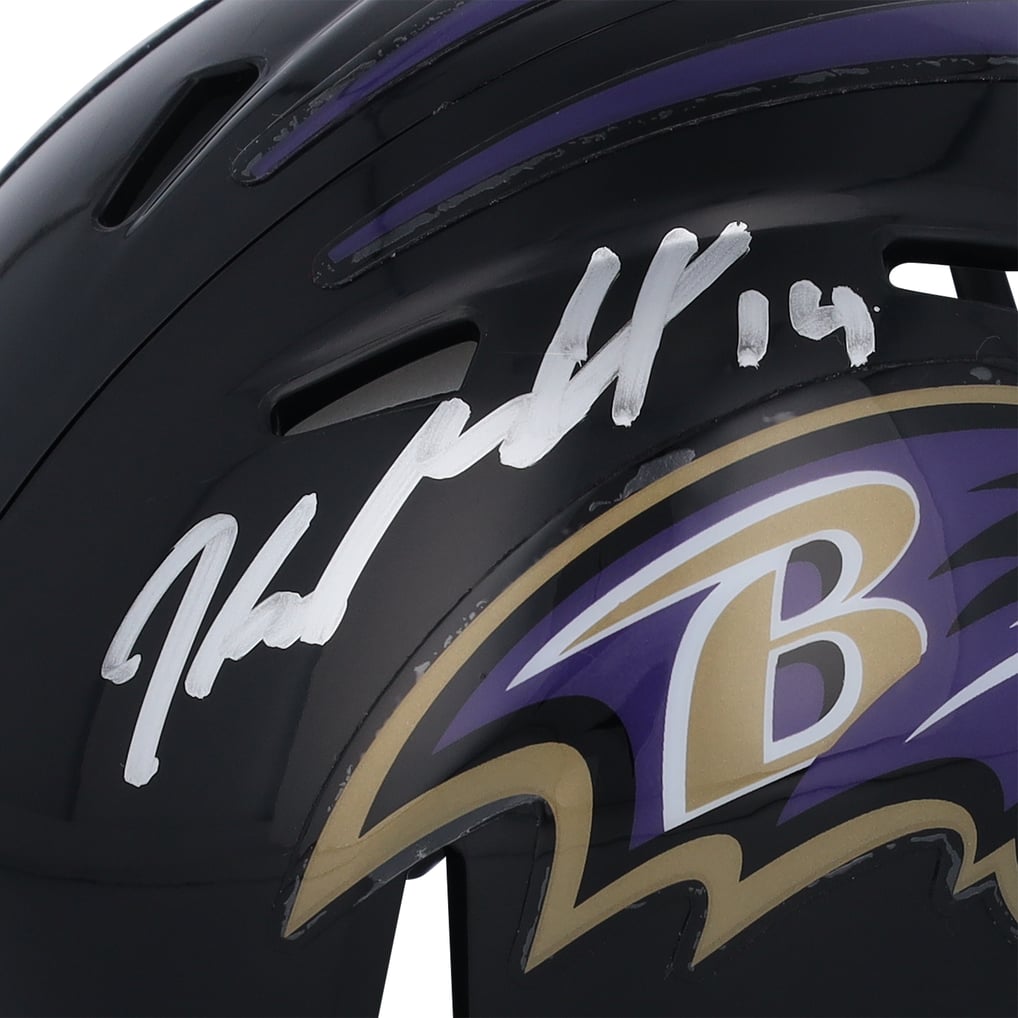 Kyle Hamilton Baltimore Ravens Autographed Fanatics Authentic Speed Mini Helmet