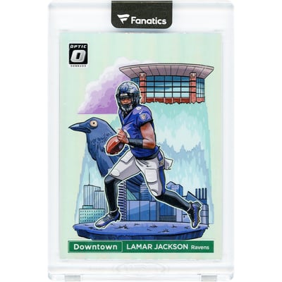 Lamar Jackson Baltimore Ravens 2024 Panini Donruss Optic Downtown #1 Card 