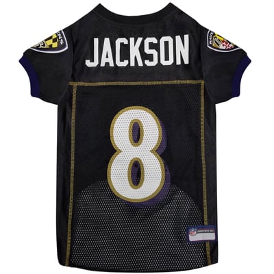 Lamar Jackson Baltimore Ravens Mesh Pet Jersey