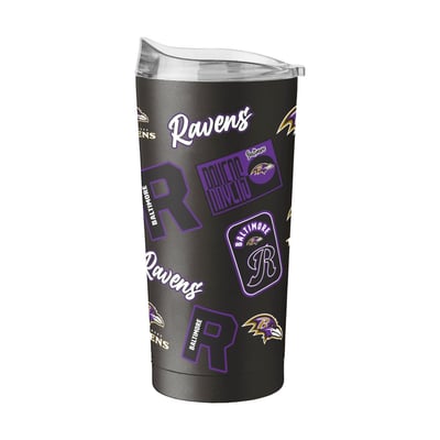  Baltimore Ravens Logo Brands 20oz. Dreamweave Powder Coat Tumbler