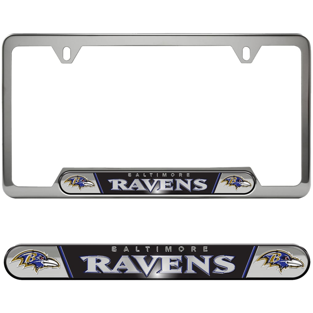  Baltimore Ravens Logo Brands Embossed License Plate Frame