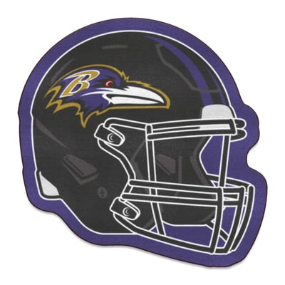Baltimore Ravens Logo Brands Mascot Mat