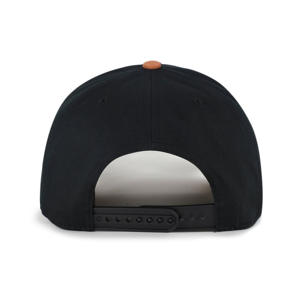 Baltimore Ravens '47 Scribe Line Hitch Adjustable Hat - Black/Brown