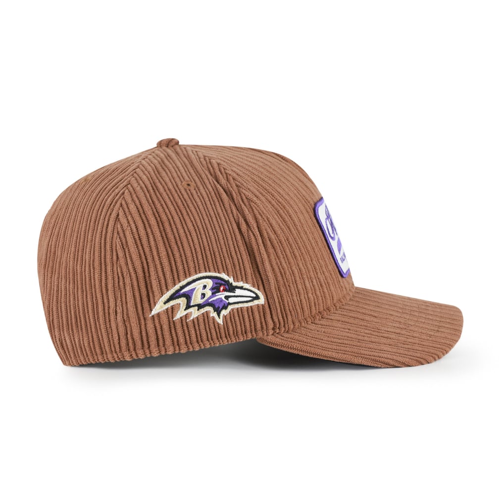 Men's '47 Brown Baltimore Ravens Corduroy Patch Hitch Adjustable Hat