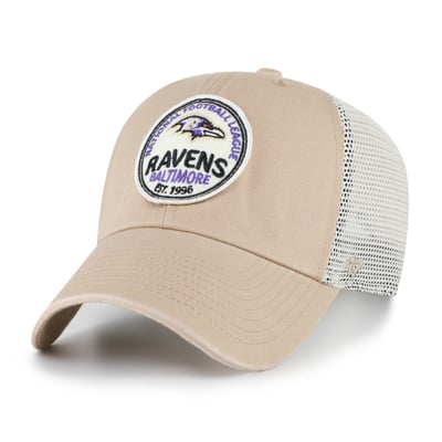 Baltimore Ravens '47 Felton Clean Up Adjustable Hat - Khaki
