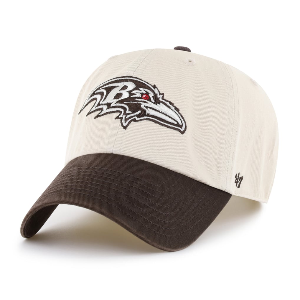 Baltimore Ravens '47 Clean Up Adjustable Hat - Natural/Brown