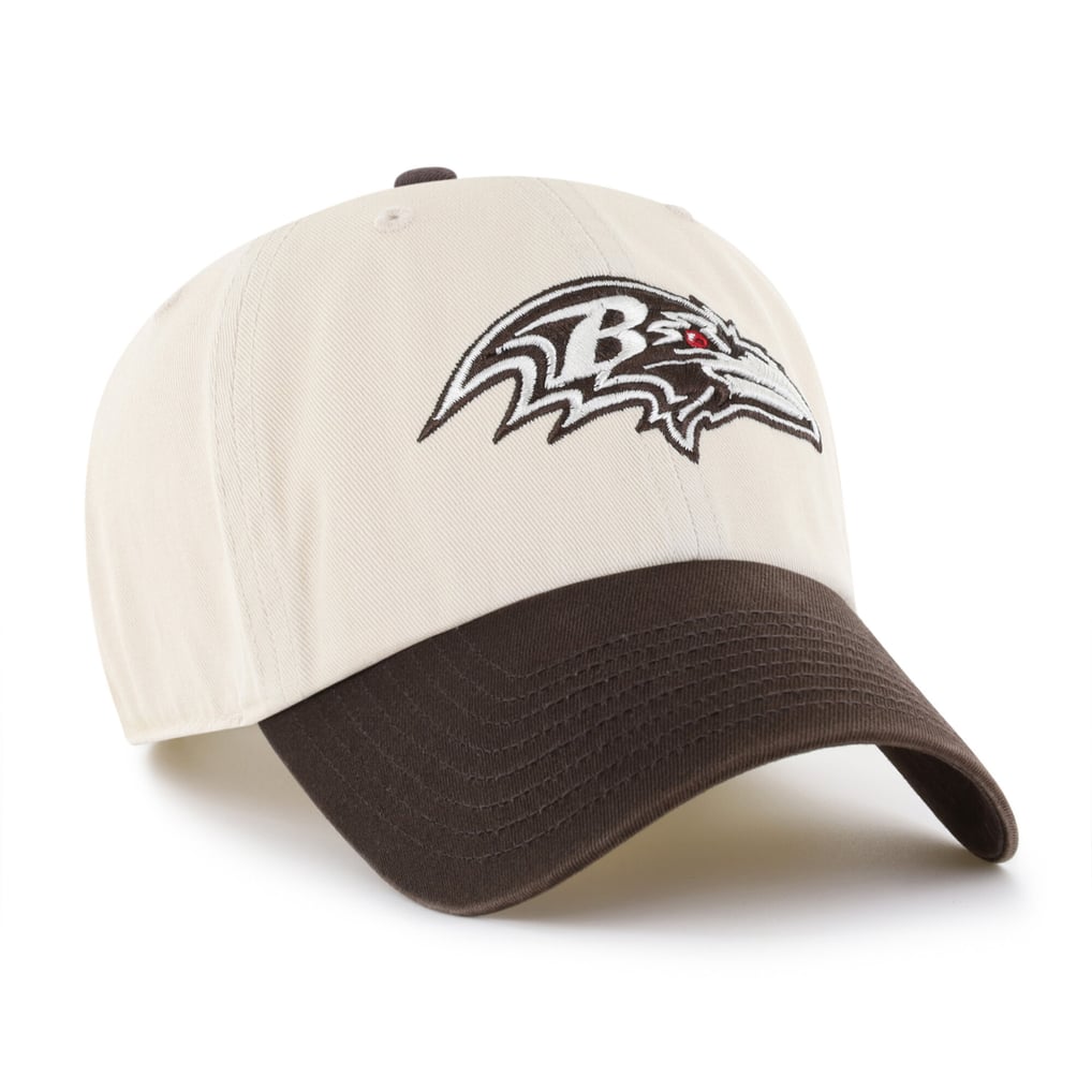 Baltimore Ravens '47 Clean Up Adjustable Hat - Natural/Brown