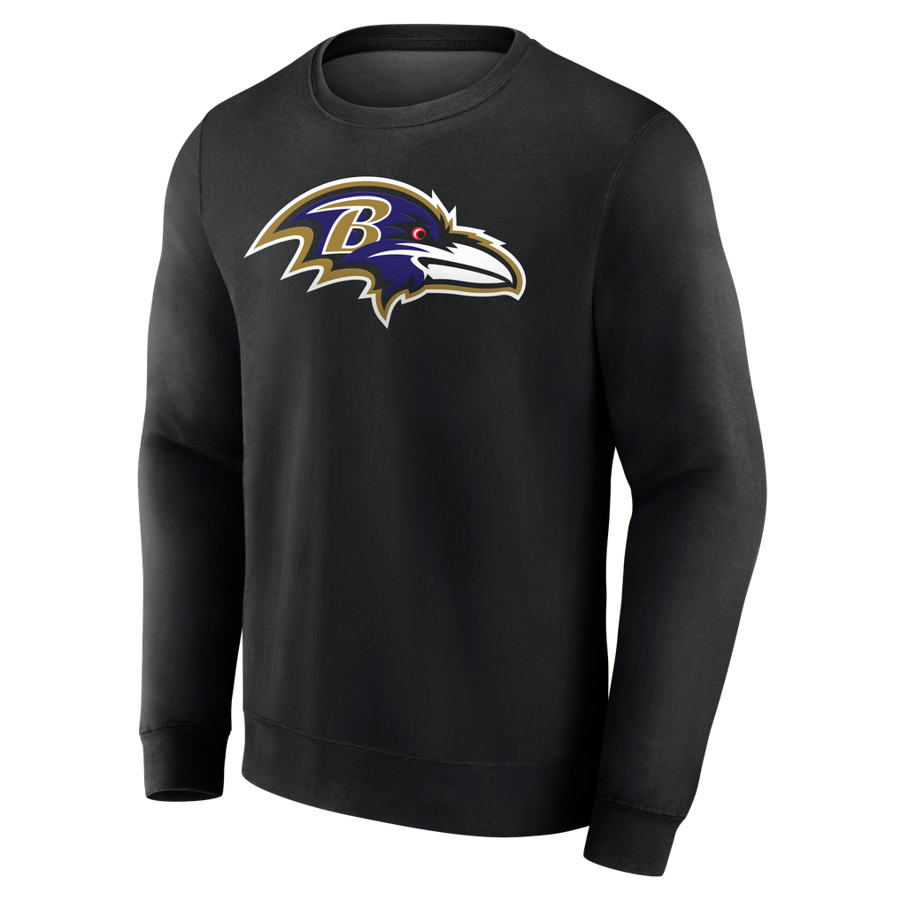 Baltimore Ravens  Team Authentic Personalized Name & Number Sweatshirt - Black