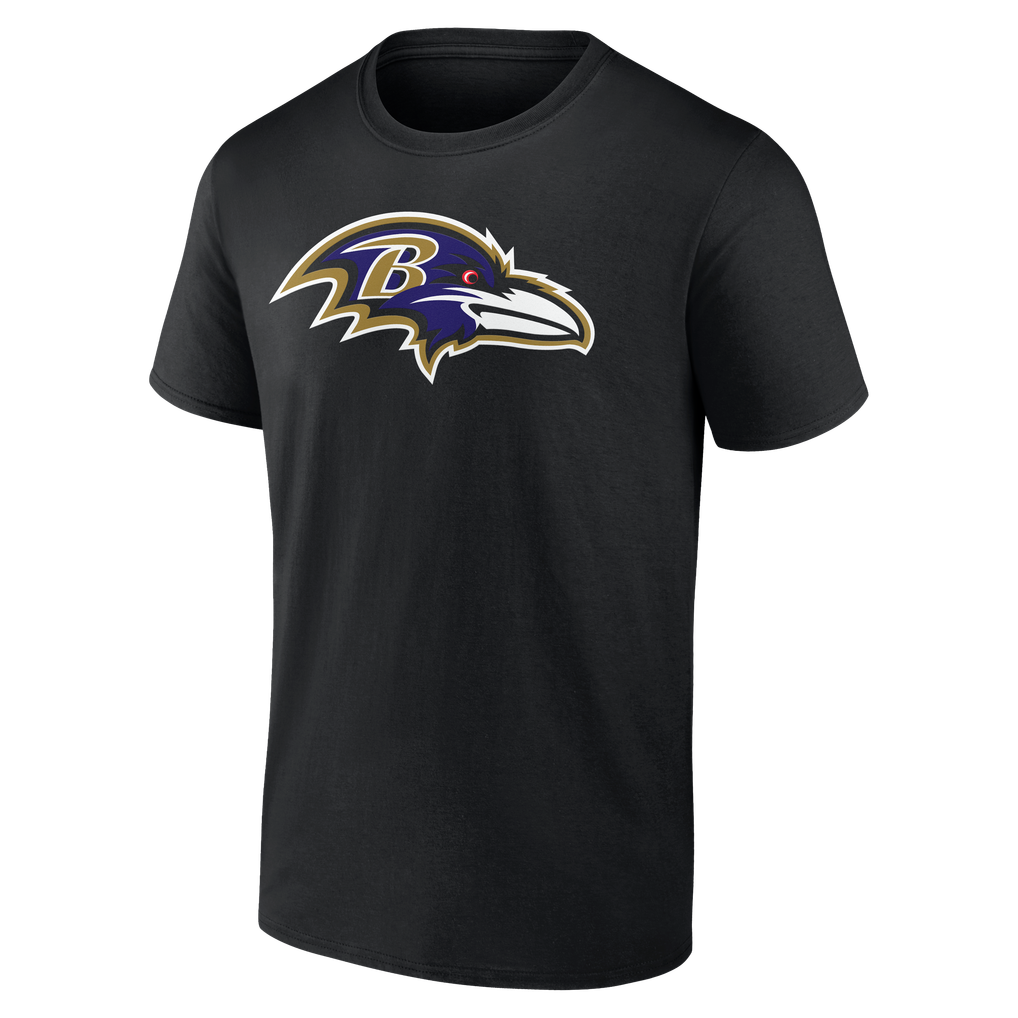 Baltimore Ravens  Team Authentic Personalized Name & Number T-Shirt - Black