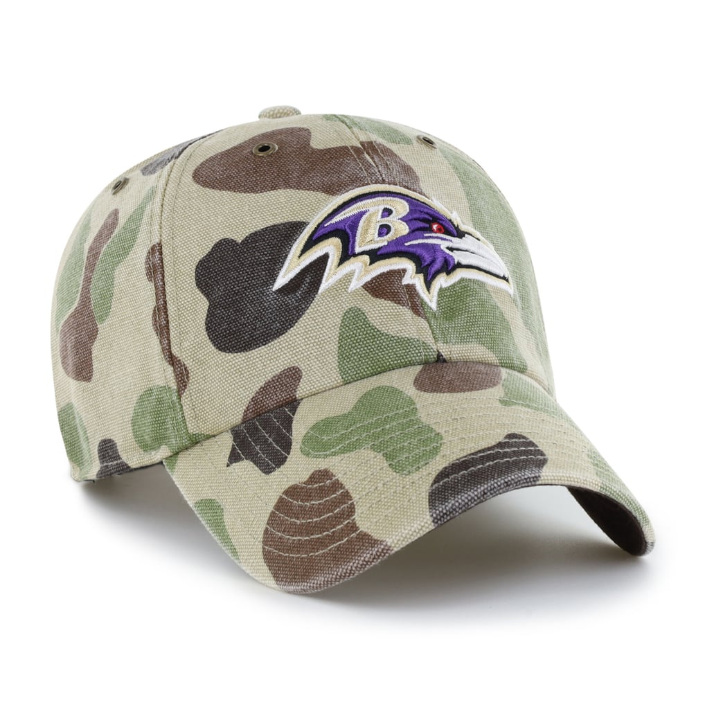 Baltimore Ravens Carhartt x '47 Clean Up Adjustable Hat - Duck Camo